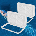 2X Deck Marine Access Hatch & Lid for Boat (24" x 14")