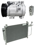 AC Compressor Kit With Condenser Replacement for Mazda CX-7 (2011–2012)