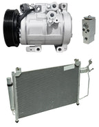 AC Compressor Kit With Condenser Replacement for Mazda CX-7 (2011–2012)
