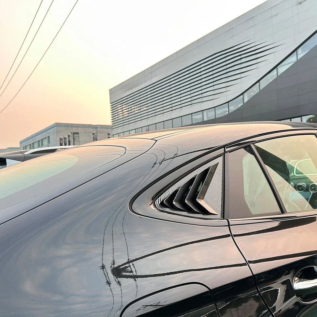 Rear Quarter Window Duct Vent Louver Covers for Benz GLC Coupe (2024–2025)