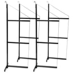 Set of 4 Cargo Shipping Container Shelving Brackets 22" D x 60" H