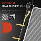 Radiator with Transmission Oil Cooler for Kia Optima (2016–2020)