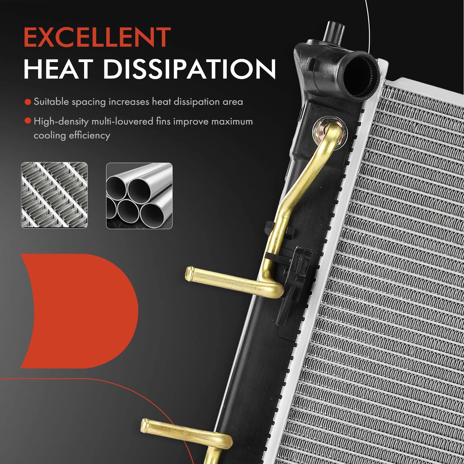 Radiator with Transmission Oil Cooler for Kia Optima (2016–2020)