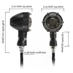 4X LED Turn Signal Lights for Suzuki Intruder Marauder Savage (12V)