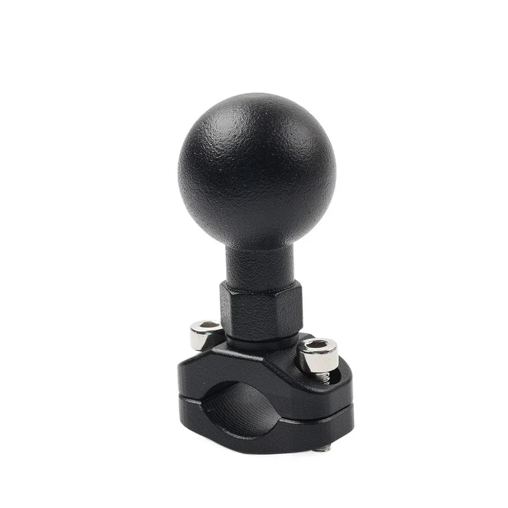 Universal Motorcycle GPS Phone Holder Bracket Clamp Stand - Steel