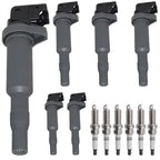 6x Ignition Coils + 6x Iridium Spark Plugs for BMW X1 X3 X5 Z4 (2011–2015)