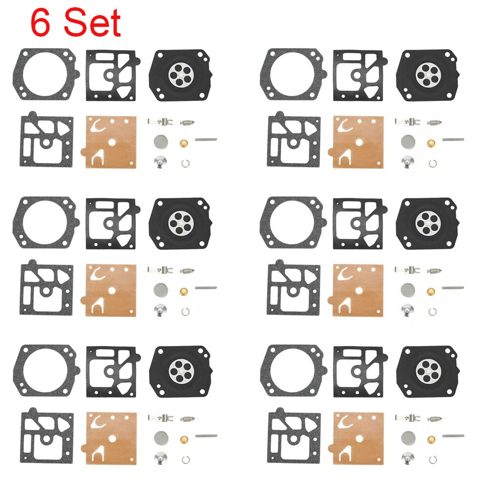 6X Carburetor Gasket Kit for Husqvarna 350 346 (Walbro K22-HDA)