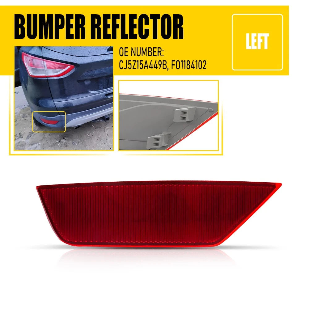Rear Bumper Reflector for Ford Escape (2013–2019) Left Side