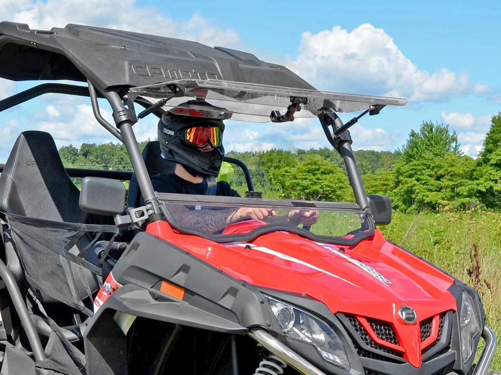 Scratch Resistant Flip Windshield for CFMOTO ZForce 500/800/1000 (2015–2023)