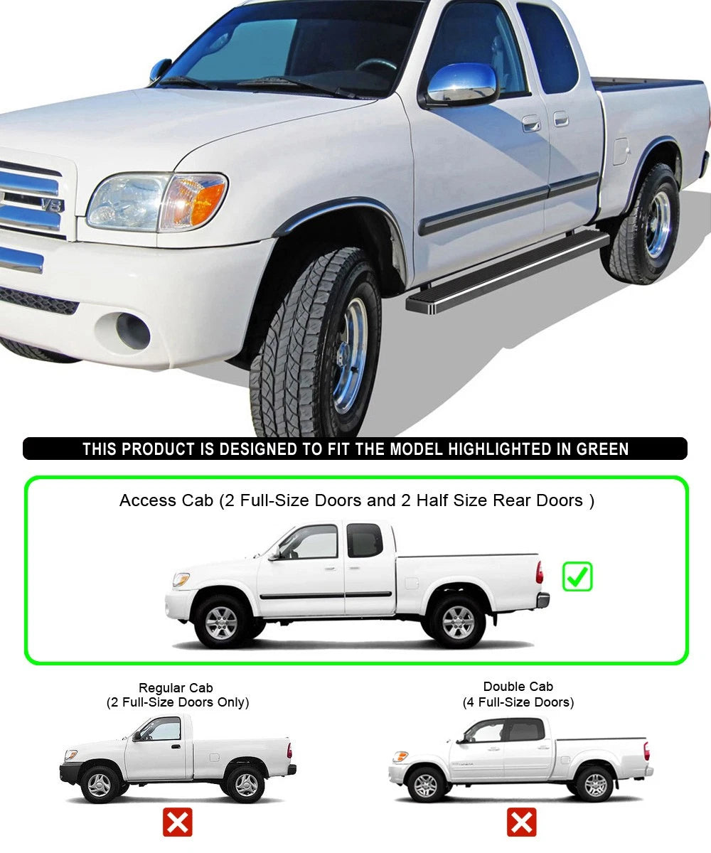 Running Boards for Toyota Tundra Access Cab (2000-2006)