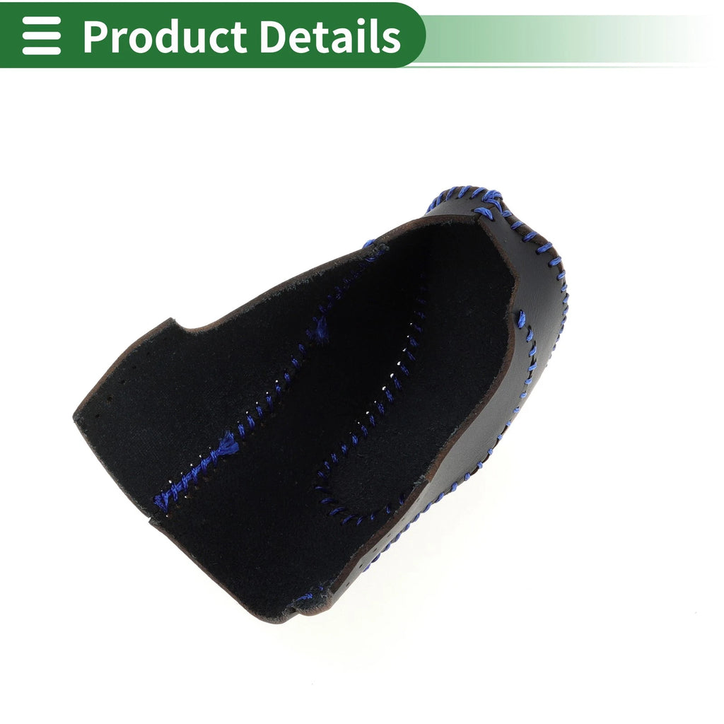 Gear Shift Knob Cover for Subaru Forester (2018–2023) Black Blue Faux Leather