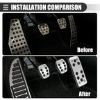 Set of 2 Manual Transmission Pedal Covers for Ford Focus 