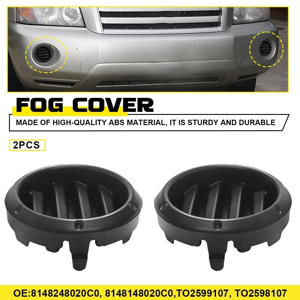 Fog Light Set Cover for Toyota Highlander (2004–2007) TO2599107 TO2598107