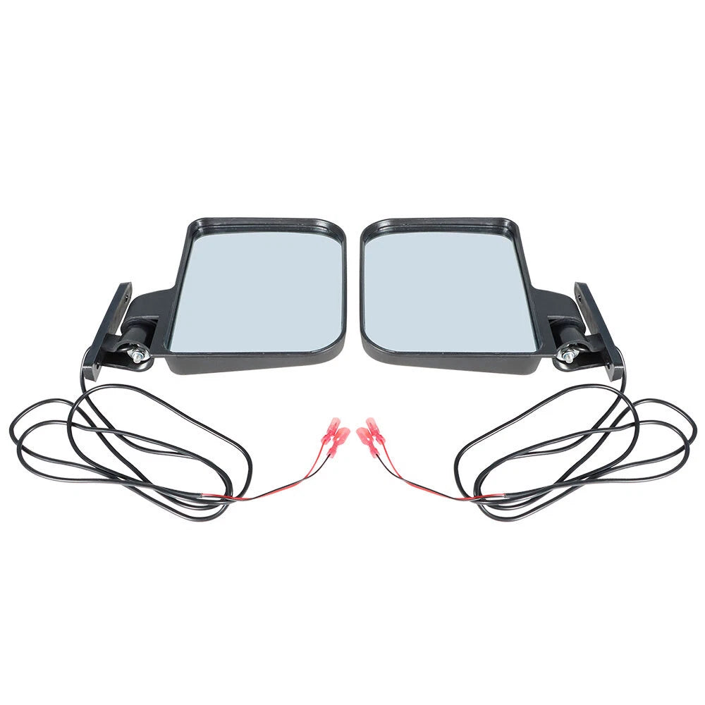 Side Mirrors with LED Turn Signal for EZGO Golf Cart