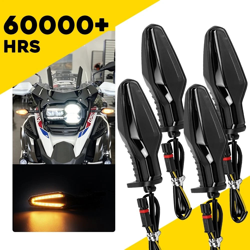 4X LED Turn Signal Light for BMW G310R (2021–2025) Smoked Lens Pair