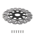 Floating Front Brake Rotor for Harley-Davidson Touring 08-19 Softail 15-24 Black