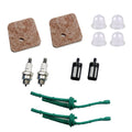 Air Fuel Filter Primer Bulb Spark Plug Kit for Stihl FS38 FS45 FS46 FS55