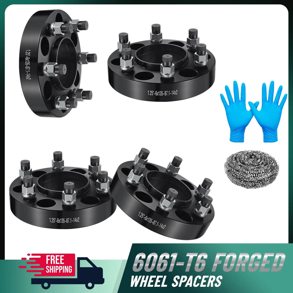 1.25 in 6x135 Hubcentric Wheel Spacers for Lincoln Navigator (2003–2014)