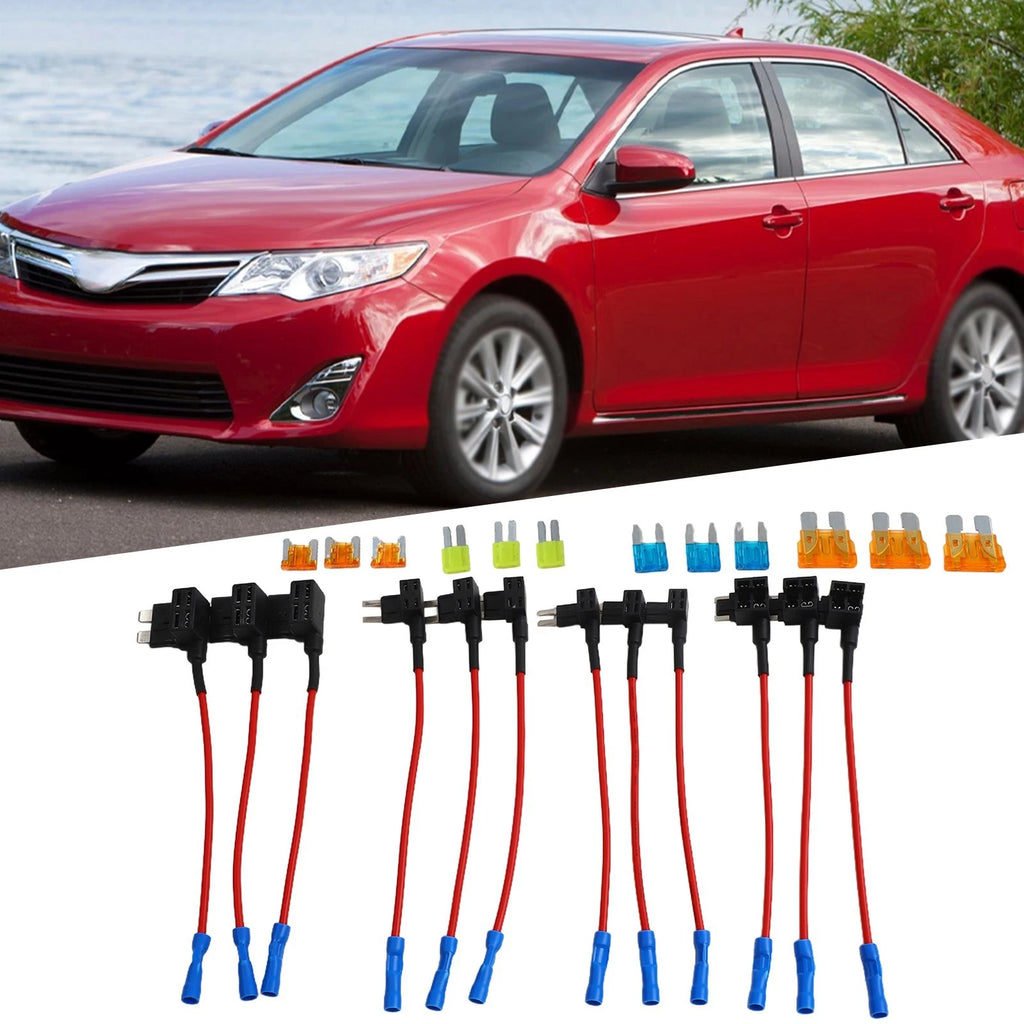 Fuse Kit Set of 4 Circuit Adapters for Trucks, Boats, Cars