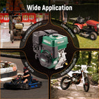 15HP 420cc Horizontal Engine Motor for Go-Kart (Gasoline, 4 Stroke)