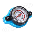 1.3 Bar Thermostatic Gauge Radiator Cap for Car Water Temp Meter Blue