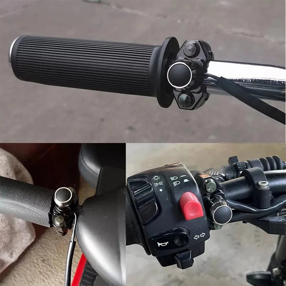 Momentary Push Button Switch for Universal Motorcycle Handlebar Mount