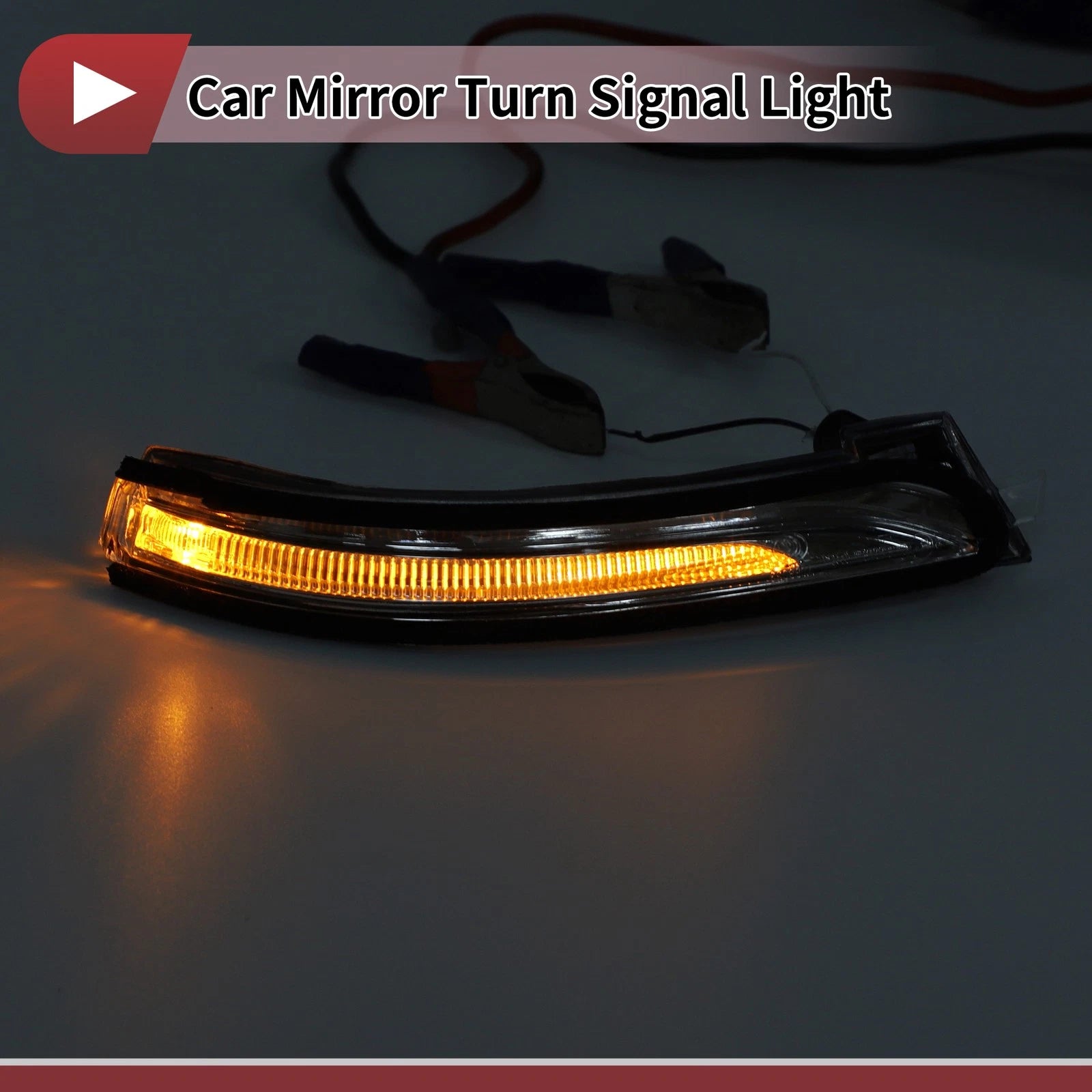 Mirror Turn Signal Light for Hyundai Elantra (No. 87624F2000) Right Black Clear