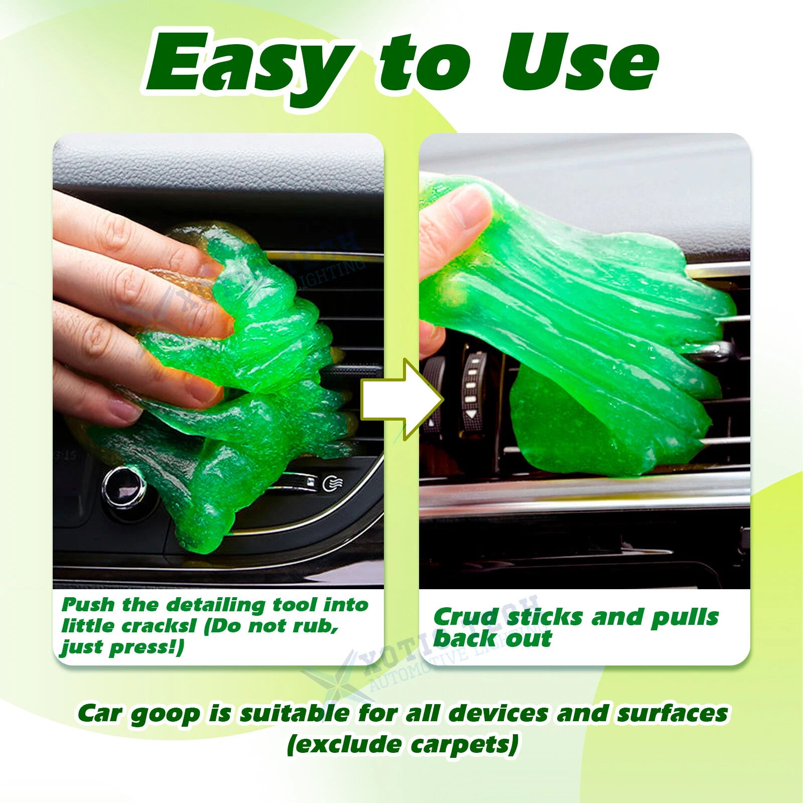 Universal Cleaning Gel for PC Keyboard Car, Dusting (-)