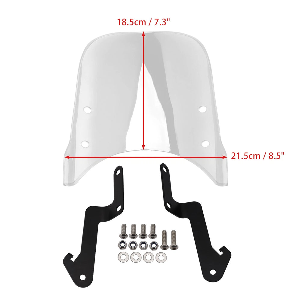 Windshield for Yamaha XSR 155 (2020–2023), XSR 125 (2024–2025) Clear