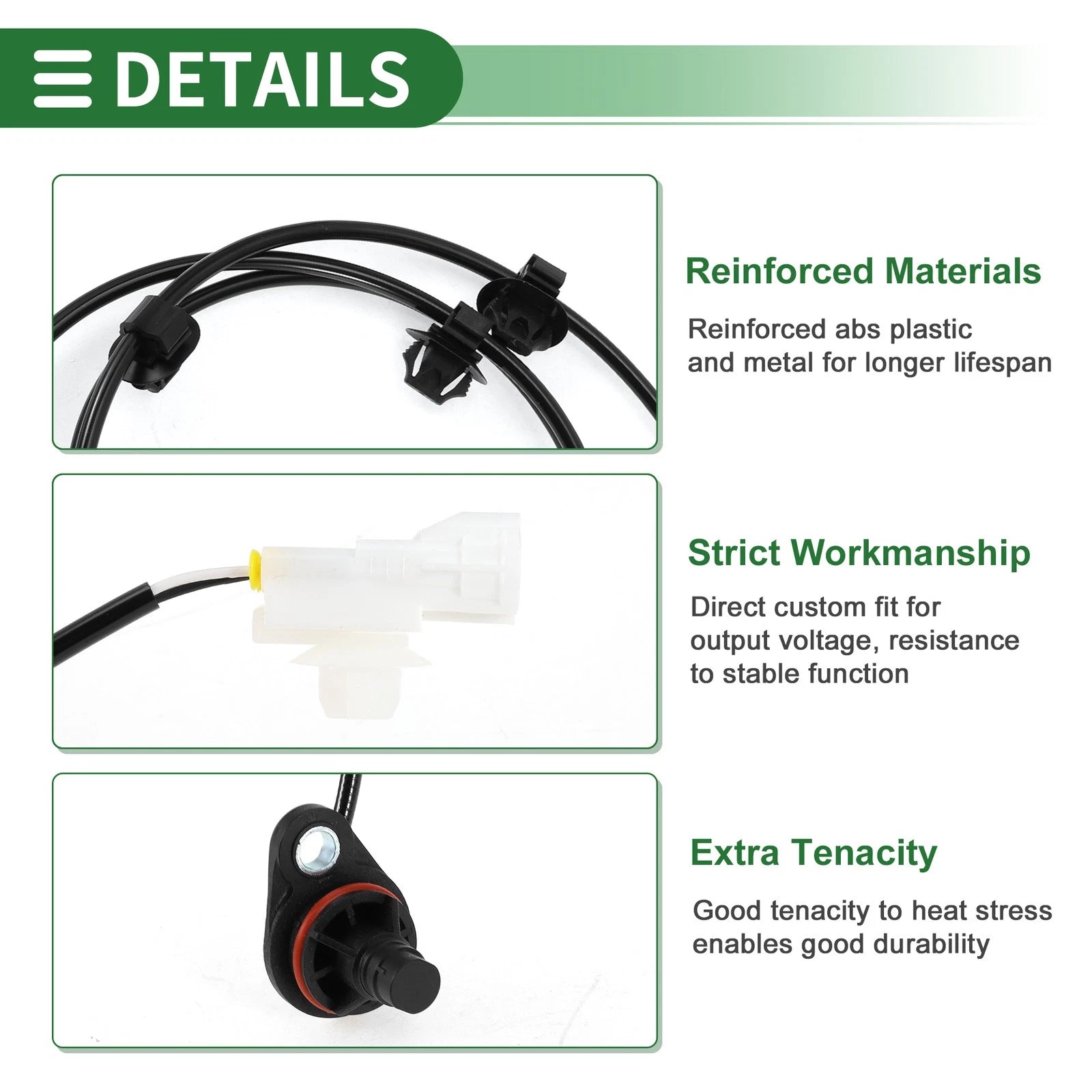 ABS Wheel Speed Sensor No. 895450K320 for Toyota Hilux Revo (2015–2023)