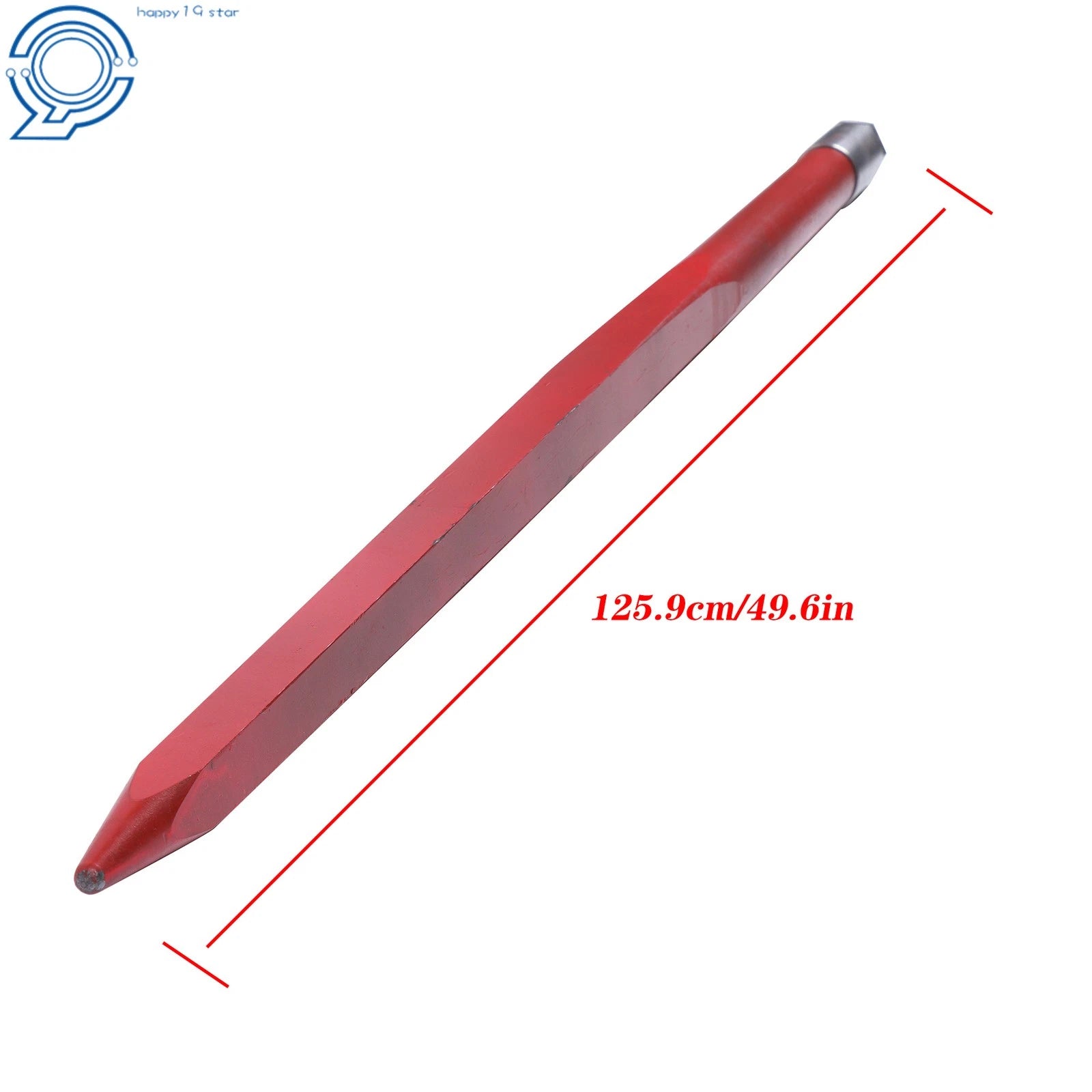 49" Hay Bale Spear for Skid Steer Loaders (4500 lbs Capacity)