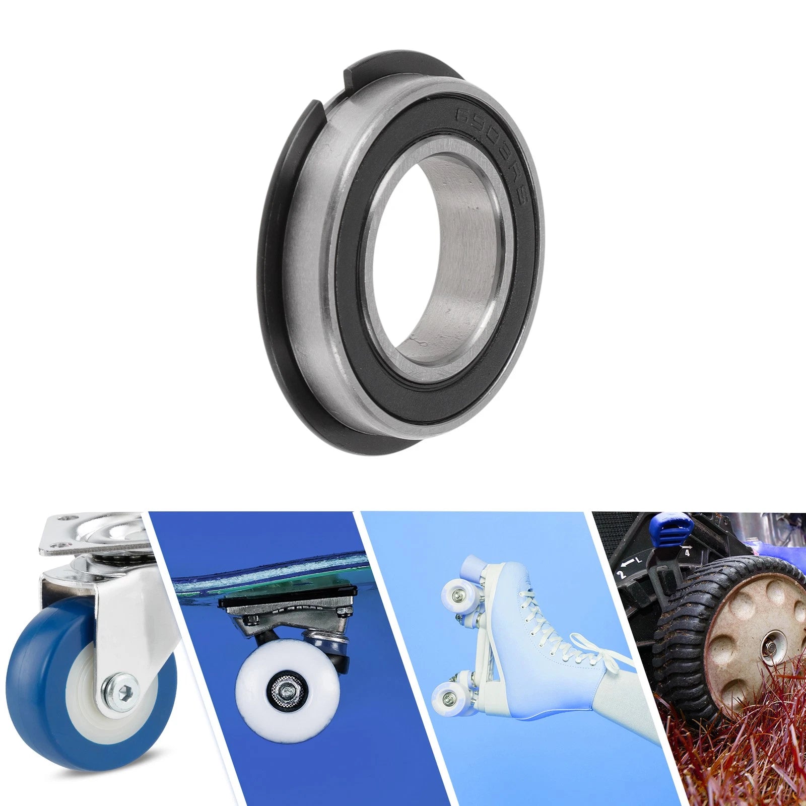 6903NR2RS Deep Groove Ball Bearings for Scooter Skateboard (17x30x7mm)