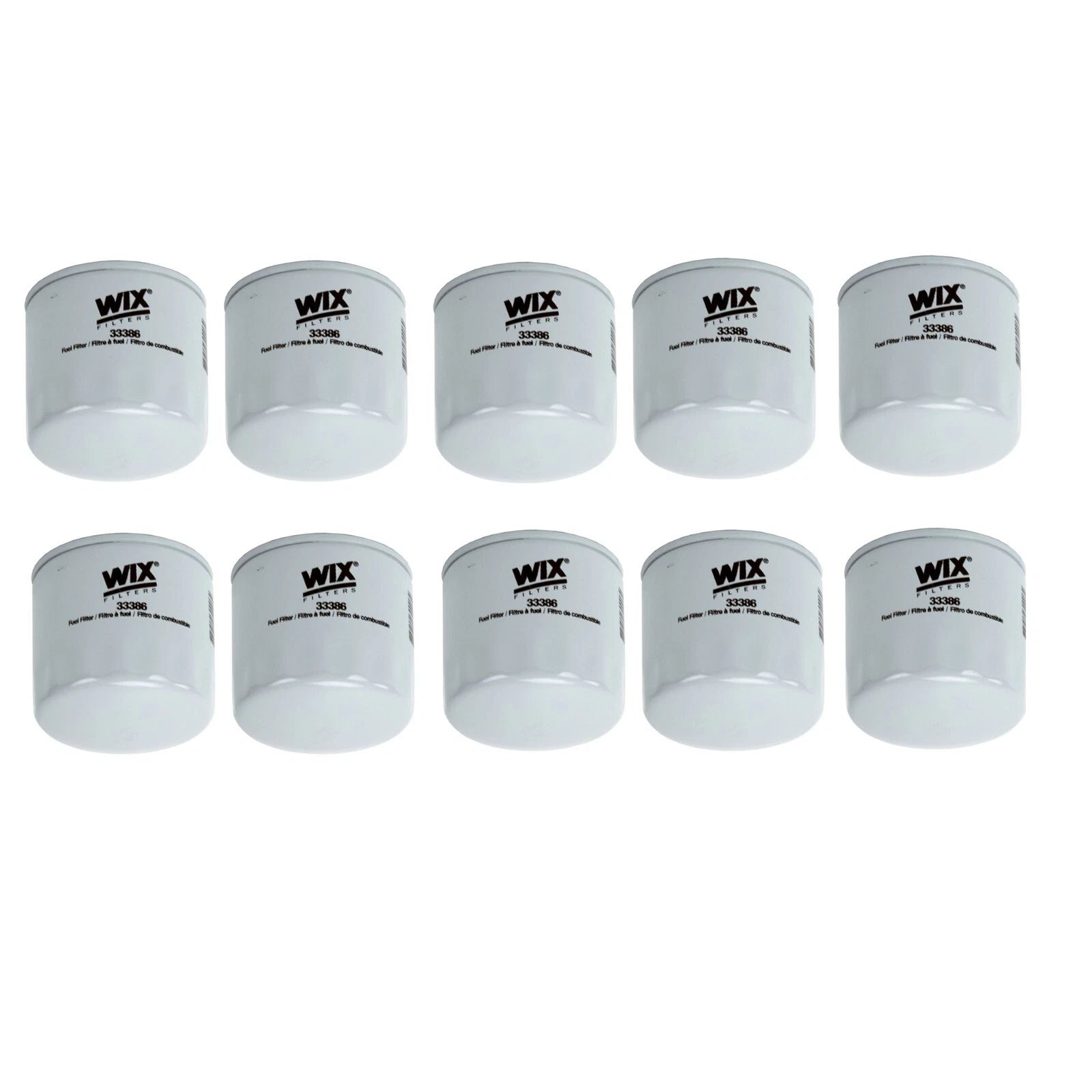 Set of 10 WIX Fuel Filters for (Spin-On)