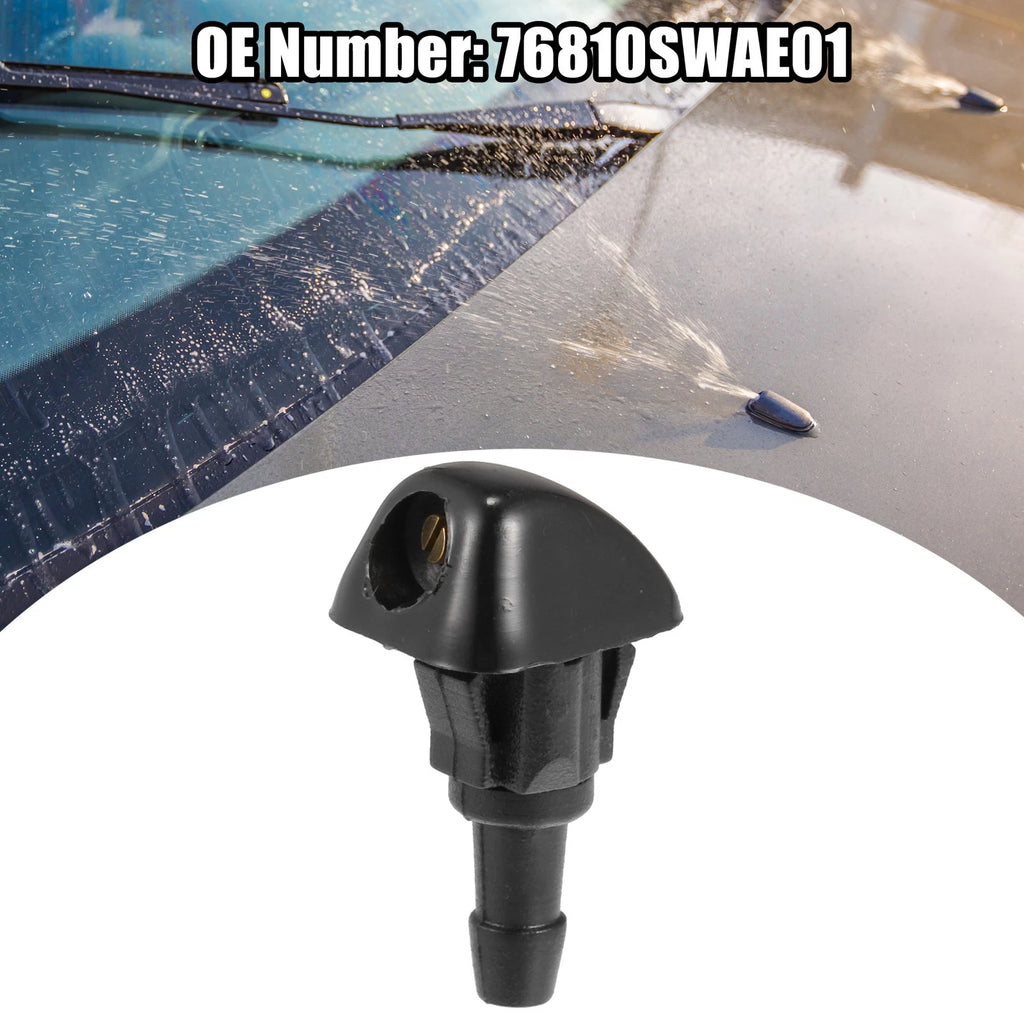 4pcs Windshield Wiper Washer Nozzle Spray Jet for Honda Civic (2006–2011) No.76810SWAE01