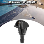 4pcs Windshield Wiper Washer Nozzle Spray Jet for Honda Civic (2006–2011) No.76810SWAE01