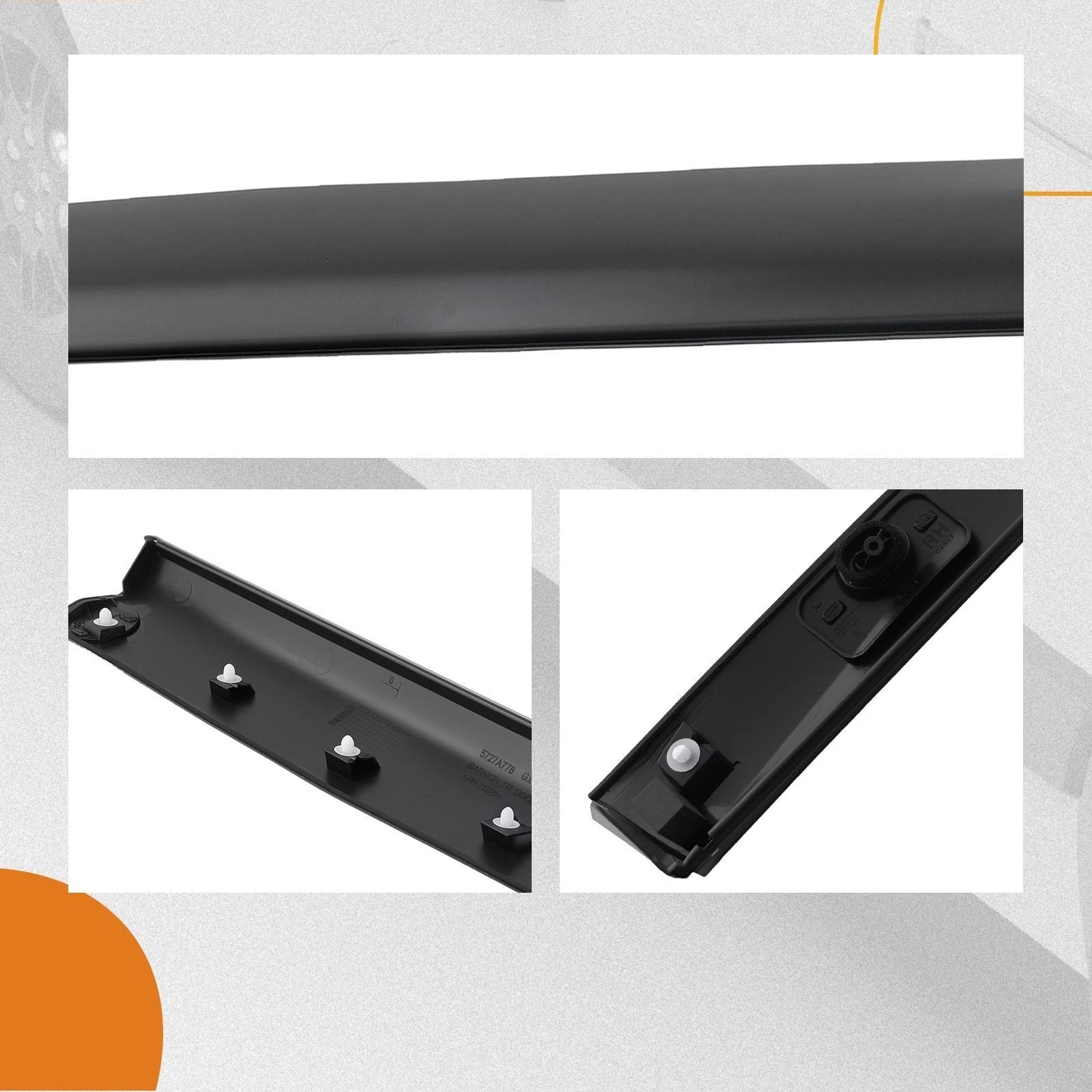 Front Door Lower Trim Molding Right for Mitsubishi Outlander (2022–2024) 5727A556