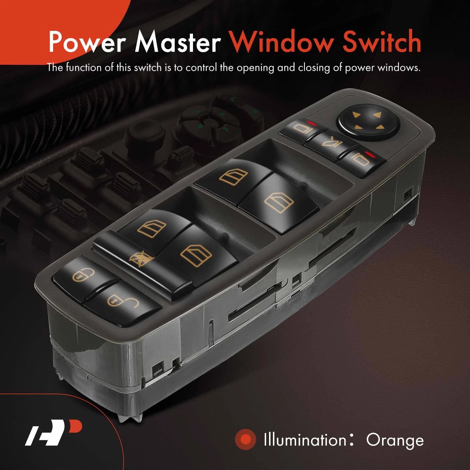 Front Left Power Window Switch for Mercedes A160 A190 B180 (2004-2005)
