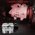 A/C Compressor for Hyundai Santa Fe (2003–2006) & Kia Amanti (2004–2006)
