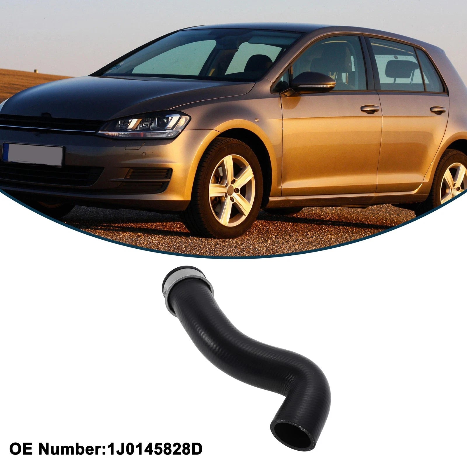 Radiator Hose for Volkswagen Golf IV 1.9 TDI (1997–2003) No. 1J0145828D