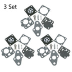 3X Carburetor Kit for Kawasaki TG20 TG24 TG25 TG33 TD24 TD25 TD33