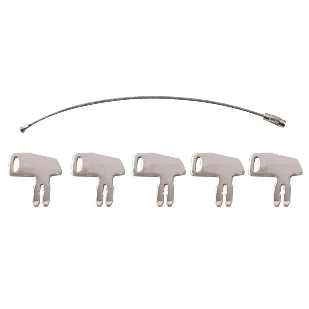 5PCS Key Battery Disconnect for Komatsu Heavy Equipment (K2C166)