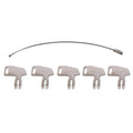 5PCS Key Battery Disconnect for Komatsu Heavy Equipment (K2C166)
