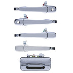 5pc Front & Rear Left/Right Outer Door + Tailgate Handle for Ford Ranger BT50 (2006–2011)