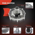 Electric Radiator Cooling Fan Clutch for Nissan Titan XD (2016–2019)