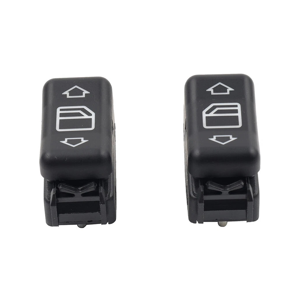 2Pcs Power Window Switch for Mercedes Benz (1985–1995) 1248204510 1248204610