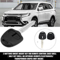 2 Button Keyless Entry Remote Key Housing for Mitsubishi (No Chip) 723115018530