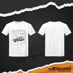 Men's Car Culture T-Shirt for Anime Muscle Car & Drift Print
