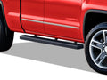 4" Matte Black Running Boards for Chevrolet Silverado/Sierra (2007–2018)