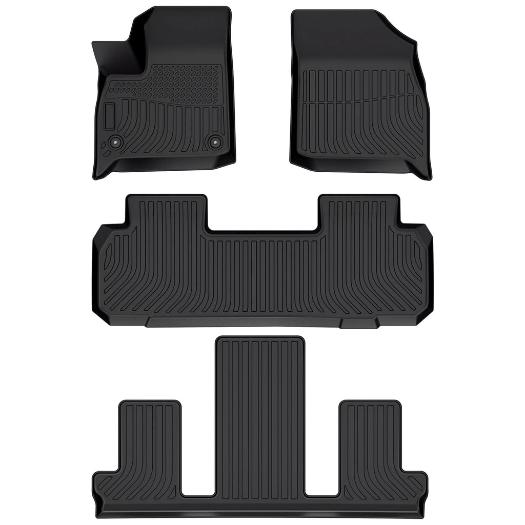 Set of 4 TPE Rubber All Weather Floor Mats for Buick Enclave (2018–2025)