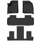 Set of 4 TPE Rubber All Weather Floor Mats for Buick Enclave (2018–2025)